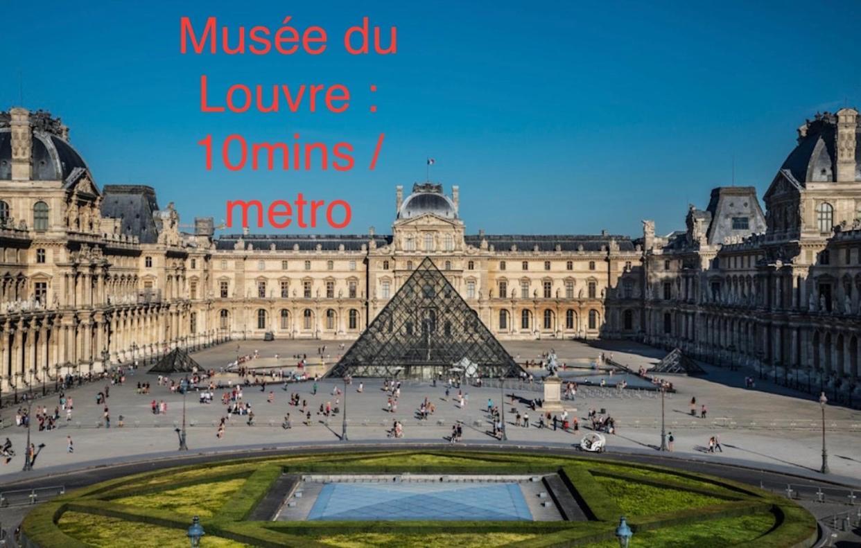 Studio 10 Mins Walk Eiffel Tower, Paris 16 Luaran gambar