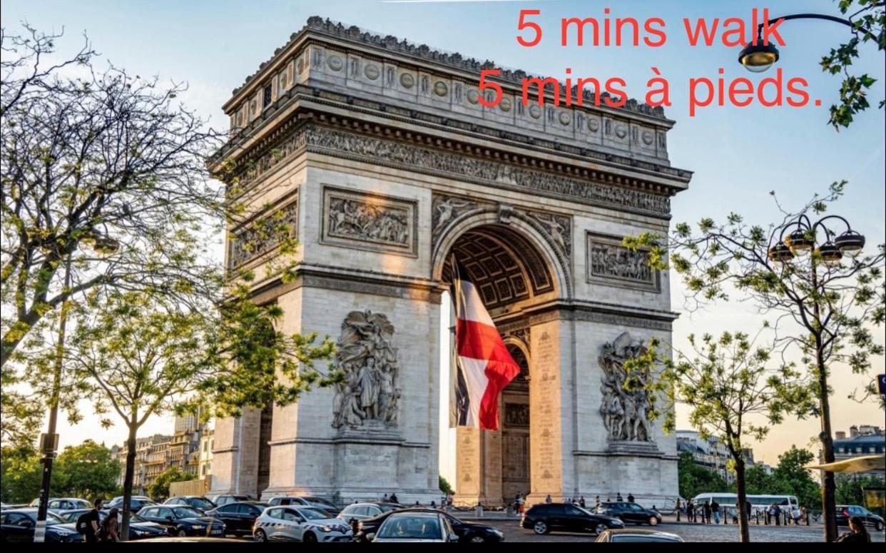 Studio 10 Mins Walk Eiffel Tower, Paris 16 Luaran gambar
